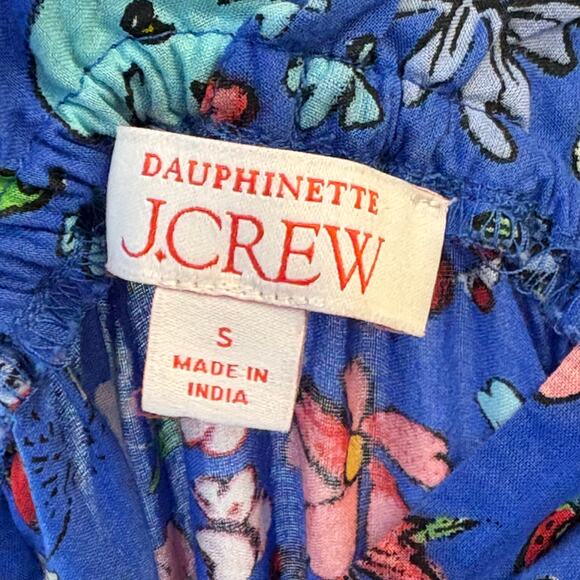 Dauphinette X J.Crew Tie-Shoulder Maxi Cover-Up Dress Small Cornucopia Floral - Picture 6 of 12